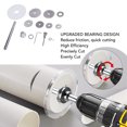 thumbnail image 3 of Inside Pipe Cutter, Hex Shank Steel Construction, Detachable Design, HSS Blades, Depth Guide, for PVC and Plastic Pipe Cutting, 3 of 7