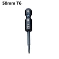 thumbnail image 1 of 1Pc 50Mm Blue Magnetic Torx Screwdriver Bits Set Electric Screwdriver T5-T40, 1 of 9