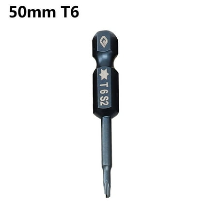 

1Pc 50Mm Blue Magnetic Torx Screwdriver Bits Set Electric Screwdriver T5-T40