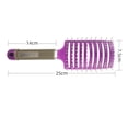 thumbnail image 2 of FloreceBien Cepillos para el cabello con masaje para desenredar, cepillos para el cabello con ventilación curva, peine para el cabello con ventilación, herramientas de peinado para peluquería y, 2 of 5