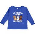 thumbnail image 3 of Inktastic Just One More Goat I Promise Boys or Girls Long Sleeve Toddler T-Shirt, 3 of 5
