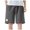 Grey, variant on Ymyiu Elastic Waist Shorts for Men Mens Casual Shorts Drawstring Shorts Stretch Elastic Waist Summer Beach Golf Shorts Size XL(Black, XL)