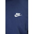 thumbnail image 5 of Nike Sportswear Club Fleece Pullover Mens Active Hoodies Size L, Color: Navy/White, 5 of 5