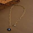 thumbnail image 3 of Gold Plated Pattern Necklace, 3 of 5