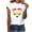White, variant on DDAPJ pyju Black History Month T-shirts for Women Short Sleeve African American Country Celebration Tee Shirts Color Block Printed Casual Round Neck Tee Tops Black M