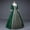 Green#halloween dress for women, variant on nerohusy Victorian Dress for Women Renaissance Costume Masquerade Ball Gown Lace Overlay Floor Length Dress with Bell Sleeves 2025 Green,XXXXL