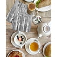 thumbnail image 4 of Grey Forest Kitchen Dish Towels for Drying Dishes Set of 2, Modern Oil Painting Art Waffle Weave Microfiber Hand Tea Bathroom Towels Quick Dry & Absorbent Towel 15.7x23.6, 4 of 7