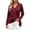 Wine, variant on Hontri V Neck Sweaters for Women Long Sleeve Pullover Wrap Tops Side Tie Accents, Ribbed High Stretch Knit, Fall Outfits 2026, Winter Clothing, Womens Fashion, Sweater Black L