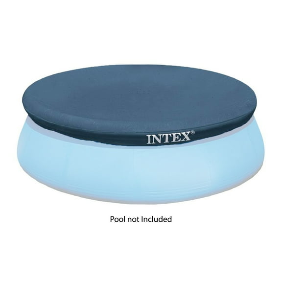 Open Box Intex Easy Set 15 Ft Round Above Ground Pool Cover, Pool Not Included