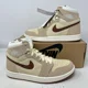 thumbnail image 1 of Ni - ke Ni - ke Air Jordan 1 High Zoom CMFT 2 Sail Legend Coffee Men's 10 DV1307-120 No Lid, 1 of 5