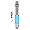 thumbnail image 2 of EGNMCR Magnetic Non-Slip Drill Bit Non-Slip Electric Screwdriver Bit Elastic Screw Tool Screw bit, 2 of 8