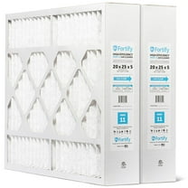 Fortify 20x25x5 MERV 11 Replacement for Lennox X6673, X6661 HVAC Furnace Filter. (2-Pack) Actual Size: 19.7 x 24.7 x 4.38