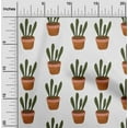 thumbnail image 2 of oneOone Cotton Poplin Twill Rust Brown Fabric Cactus Sewing Fabric By The Yard Printed Diy Clothing Sewing Supplies 56 Inch Wide, 2 of 6
