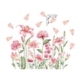 thumbnail image 1 of Floral Bouquet Window Cling Stickers Reusable Removable Decorative Film for Home, 1 of 3