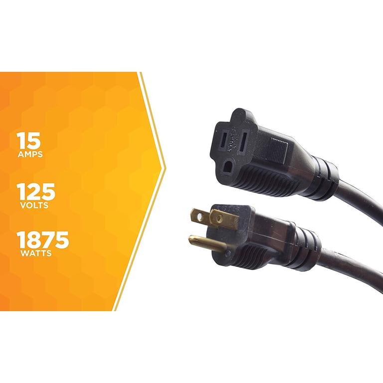 Woods 50-Foot Outdoor Extension Cord, 14/3 SJTOW photo 5