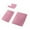 Pink, variant on Harliver Memory Foam Bath Mat Set, Bathroom Rugs Sets 3 Pieces, Non Slip Bath Mats for Bathroom, Super Soft and Water Absorbent bath rug set, Machine Washable U Shape Toilet Mats Set, Navy