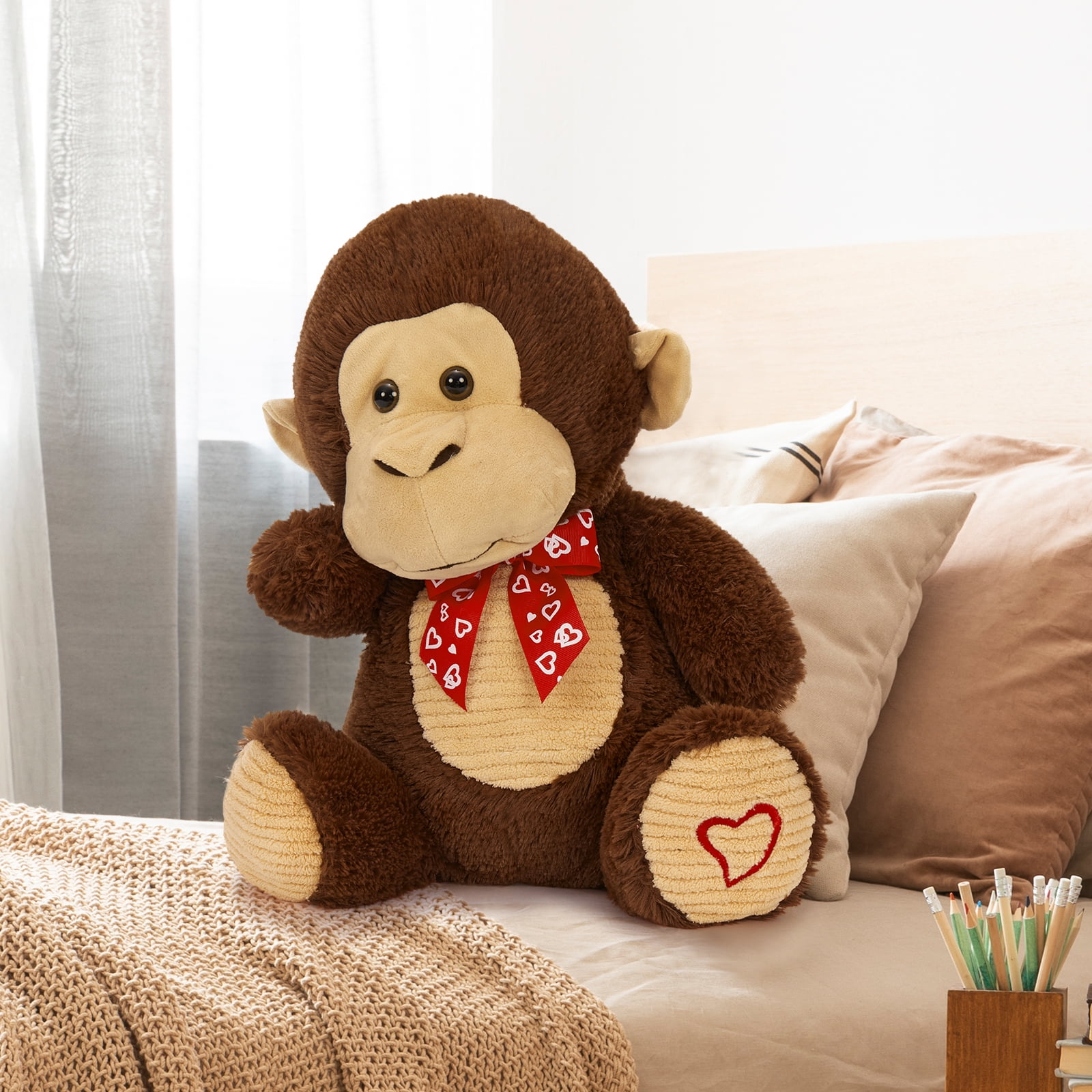 MaoGoLan Giant 15.7" Big Monkey Stuffed Animals Large Stuffed Monkey Plush Toy