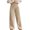 Yellow, variant on Lixiuxyad Stretchy Work Dress Pants Winter Fuzzy Pants Elastic Waist Straight Leg Long Pants Casual Sweatpants Beige