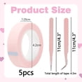 thumbnail image 3 of Eyelash Extensions Tape, Breathable Micropore Fabric For Beauty Salons, Moderate Stickiness, Non-Woven Eyelash Tape For Grafting And Isolating Eyelashes, Individually Packaged,, 3 of 7