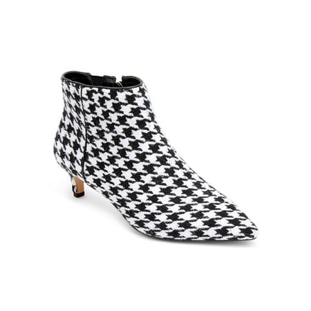 

Comfortview Wide Width Meredith Bootie | Short Ankle Boot | Women s Winter Shoes - 7 1/2 M Houndstooth Black