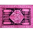 thumbnail image 1 of Ahgly Company Indoor Rectangle Persian Pink Traditional Area Rugs, 2' x 5', 1 of 4