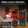 thumbnail image 4 of Ht Viik K19 Hidden Camera Detector, Bug Detector, Signal Detector, Spy Camera Finder for Travel, Hotel, Office, and Personal Privacy Protection(Black), 4 of 7