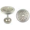 thumbnail image 2 of Urbanest Medallion Curtain Holdback – Elegant Drapery Tieback, Farmhouse Drapery Hardware for Stylish Window Treatments, 1 Piece, Antique Silver/Pewter, 2 of 2