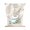 Oatmeal, Tan, Taupe, Cream, variant on Blue Ferns Tie Up Curtains for Small Windows,Adjustable Rod Pocket Valance 45 Inch Short, Spring Summer Botanical Leaves Window Treatment Balloon Roman Blind Shade, 34" x 45"