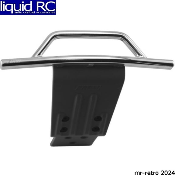 RPM R/C Products 80023 Front Bumper/Skid Plate Chrome: Slash 4x4