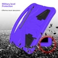thumbnail image 7 of Dteck Kids Case for Samsung Galaxy Tab S10 FE Plus 13.1 inch (Model SM-X620/X626),Shockproof EVA Case Handle Stand with Shoulder Strap Cover for Galaxy Tab S10 FE+ 2025,Purple, 7 of 7