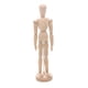 thumbnail image 2 of Figura decorativa de madera con forma de cuerpo humano y articulaciones móviles - L L, 2 of 9