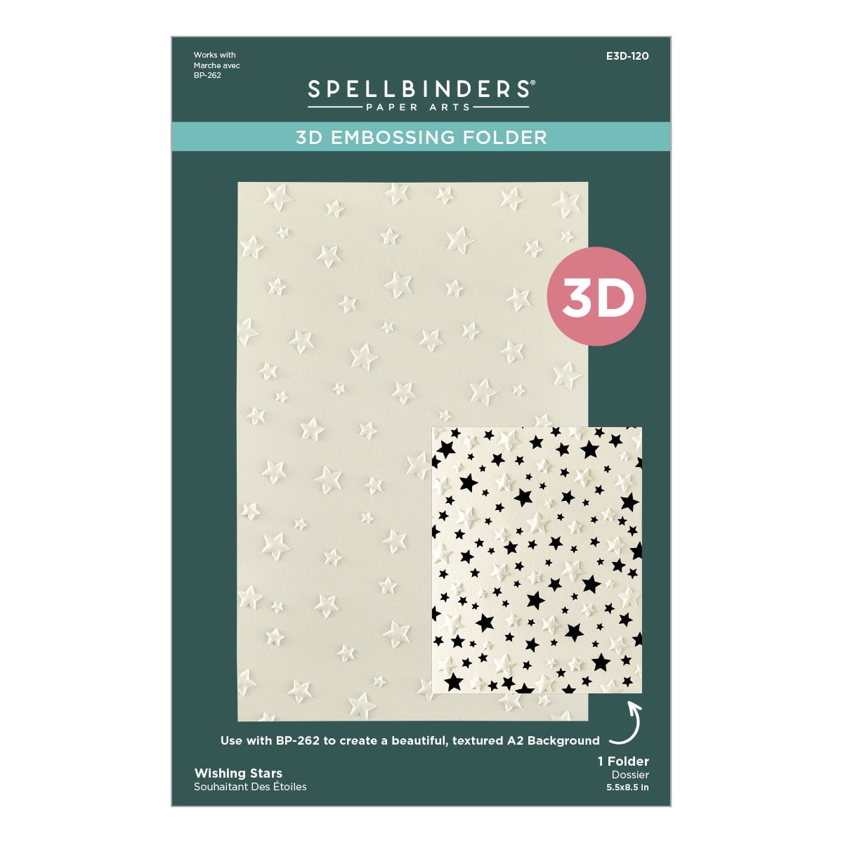 Classeur De Gaufrage 3D Sizzix - Décoration De Noël - Compatible Machines Big Shot - Embossage/découpe
