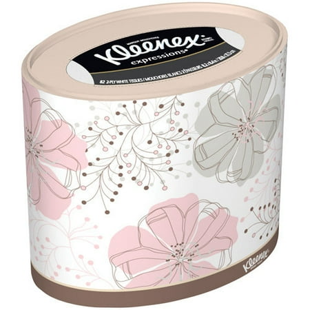 Kleenex: 2 Ply White Tissues Expressions, 82 ct