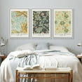 thumbnail image 3 of PixonSign Framed Canvas Print Wall Art Set William Morris Flower Tapestry Posters Nature Wilderness Illustrations Modern Art Decorative Floral Botanical Minimal Calm for Bedroom - 24"x36"x3 White, 3 of 5