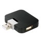 thumbnail image 5 of Hub USB2.0 de 4 puertos Convertidor USB2.0 giratorio Soporte USB Ventilador Ratón Teclado Abanopi Concentrador USB, 5 of 6