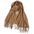 thumbnail image 2 of Bufanda Pashmina Unisex De Otoño E Invierno, Chales Informales De Color Sólido, Bufanda Cálida Con Borlas Para Oficina, Avión Y Restaurante Methold AP006881-08, 2 of 3