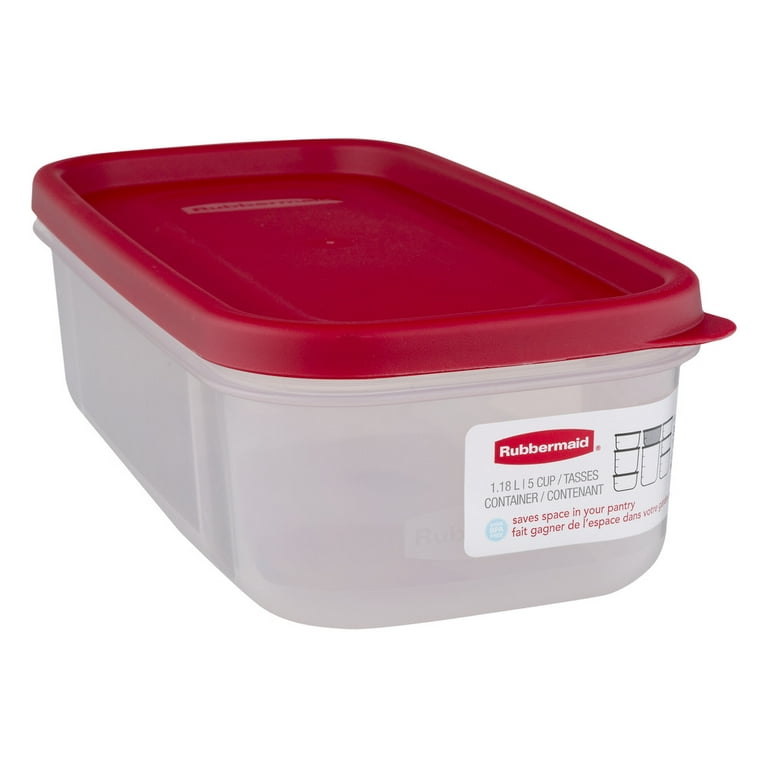 Rubbermaid Modular Food Storage Canister 5C, Red