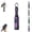 Purple, variant on 4-in-1 Smart Digital Display Keychain,65W Fast Charging Keychain Cable, Short Braided Multi-Interface USB C Charger Cord, Portable Lanyard Charging Cable for Phone Tablet Laptop