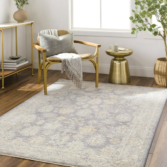 Livabliss Area Rugs for Living Room, 5x7 Avant Garde Traditional Deep Teal Rug, Bedroom Dining Room Home Decor Stain Resistant Carpet (5' x 7'5")