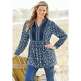 thumbnail image 6 of Woman Within Women's Plus Size Button-Front Mixed Print Tunic Tunic, 6 of 6