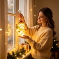 thumbnail image 7 of 1-Pieces Christmas Window Decorations - LED Battery Operated Christmas Lights, Light up Christmas Decorations with Suction Cup for Holiday Decor, C, 7 of 7