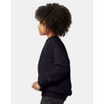 thumbnail image 4 of Hanes Crewneck Sweatshirt for Youth | Black Ecosmart Soft Fleece Pullover Sweatshirt 7.8 oz 50/50 Cotton/polyester, Pack of 2 - M Size, 4 of 5