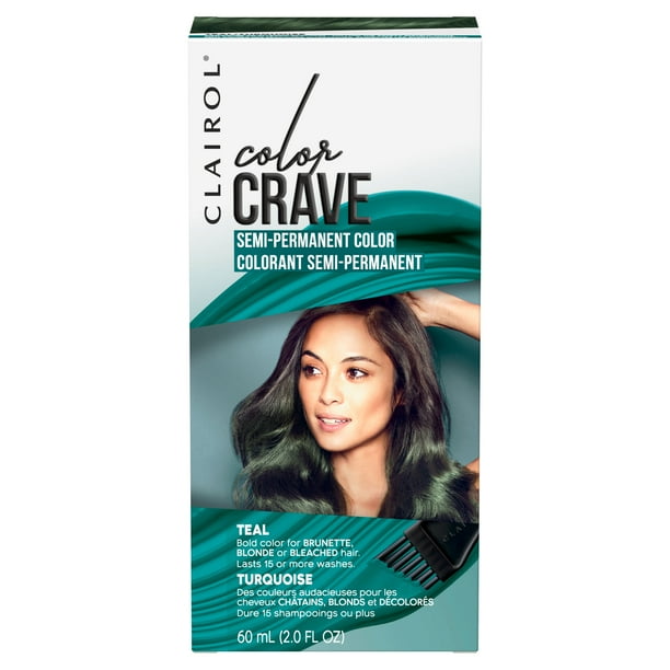 Clairol Color Crave Semi Permanent Hair Color Teal Walmart Com Walmart Com