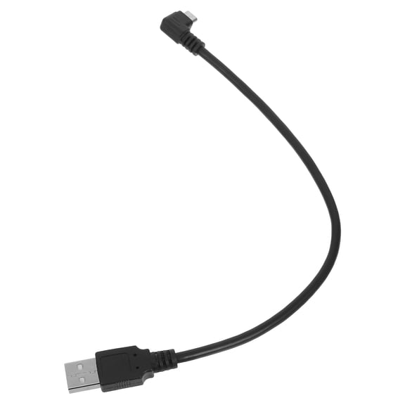 Right Angle Micro USB Cable with Dual Elbow Design for Fast Charging and Data Transfer-Compatible