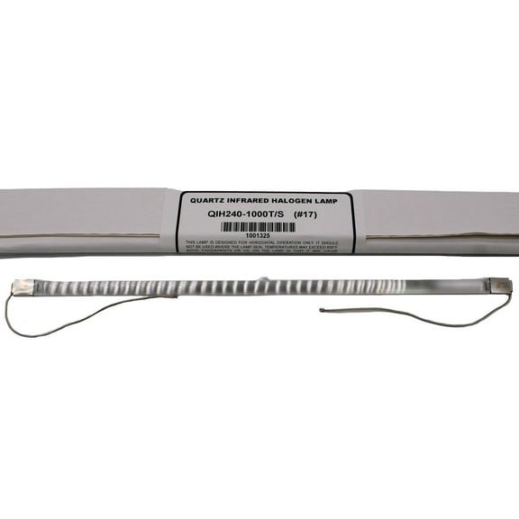 Ushio 1000 Quartz Infrared Heater QIH240-1000T/S Halogen Lamp precision-controlled infrared heating - 1 Unit per pack