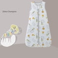 thumbnail image 3 of WIBACKER Baby Sleep Sack TOG 0.5 Wearable Blanket for Babies 100% Cotton 2-Way Zipper 12-24 Months Toddler, 3 of 9