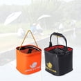 thumbnail image 2 of SIEYIO Lightweight Fishing Bucket with Handle Collapsible Bucket Fishing Water Pail, 2 of 15