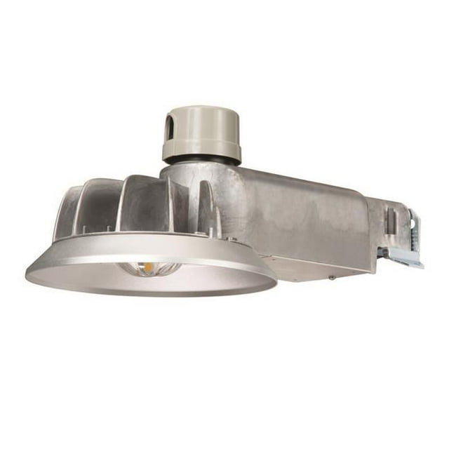 Caretaker Dusk to Dawn Hardwired LED Silver Area Light