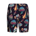 thumbnail image 5 of Gaeub Mushroom Doodle Printed Men's Short Pajama Pants, Lightweight Lounge & Sleep Bottoms Keep You Cool - 3X-Large, 5 of 9