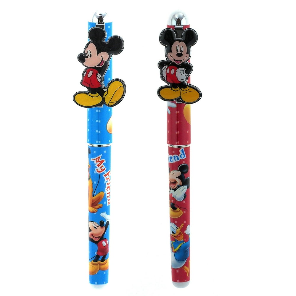Disney Mickey Mouse Pen Red and Turq